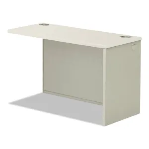 38000 Series Return Shell, Right, 33.75w X 65d X 4.19h, Silver Mesh/light Gray