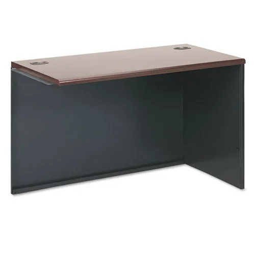 38000 Series Return Shell, Right, 60w X 24d X 29.5h, Mahogany/charcoal