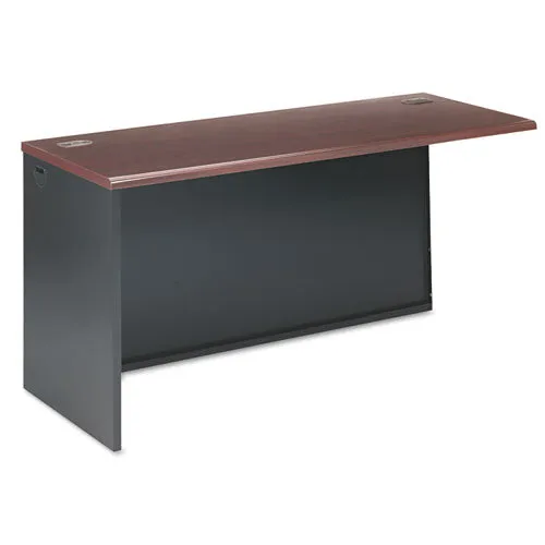 38000 Series Return Shell, Right, 60w X 24d X 29.5h, Mahogany/charcoal