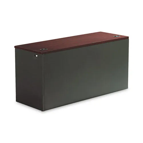 38000 Series Return Shell, Right, 60w X 24d X 29.5h, Mahogany/charcoal