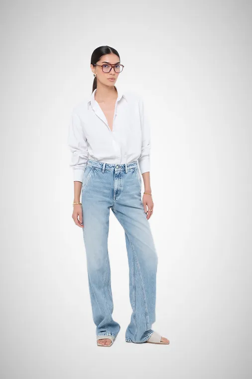 Annie Straight Leg High Waist Jean