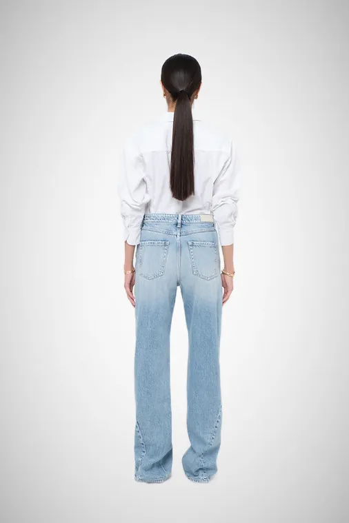 Annie Straight Leg High Waist Jean