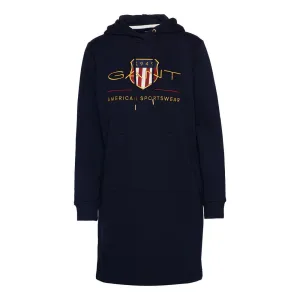 Archive Shield Hoodie Dress - Evening Blue