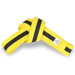 Black Strip Karate Belts with 9 Rows of Stitching, Ideal for Traditional Karate, MMA, Judo, Taekwondo