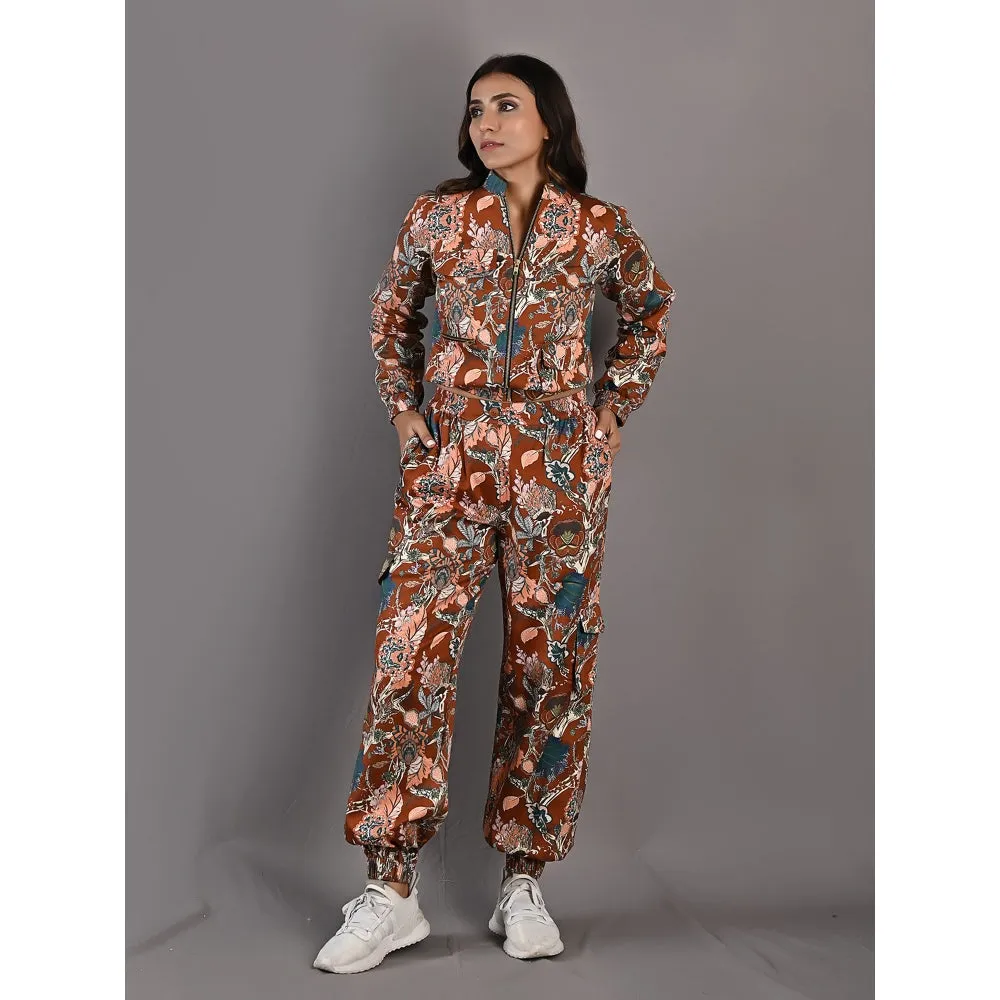 Bohame Prunella Multi & Maroon Jacket (Set of 2)