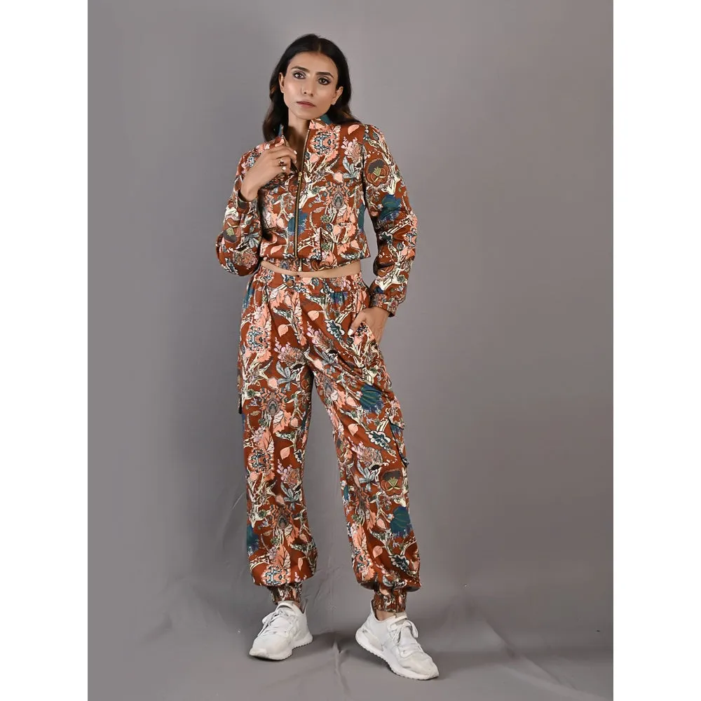 Bohame Prunella Multi & Maroon Jacket (Set of 2)