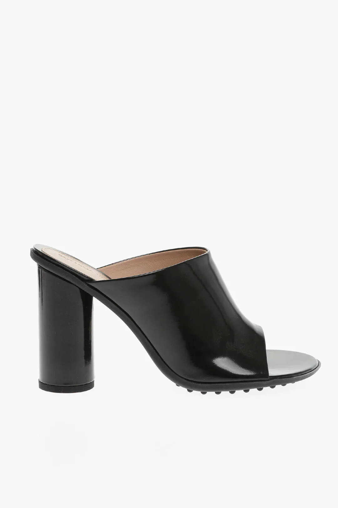 Bottega Veneta Leather Atomic Mules Heel 10 Cm