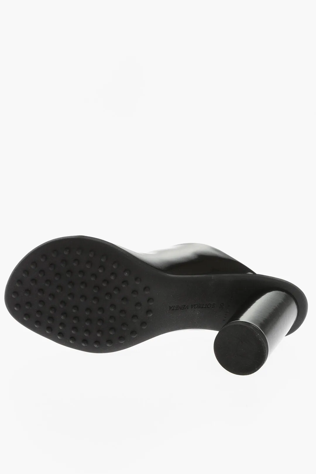 Bottega Veneta Leather Atomic Mules Heel 10 Cm