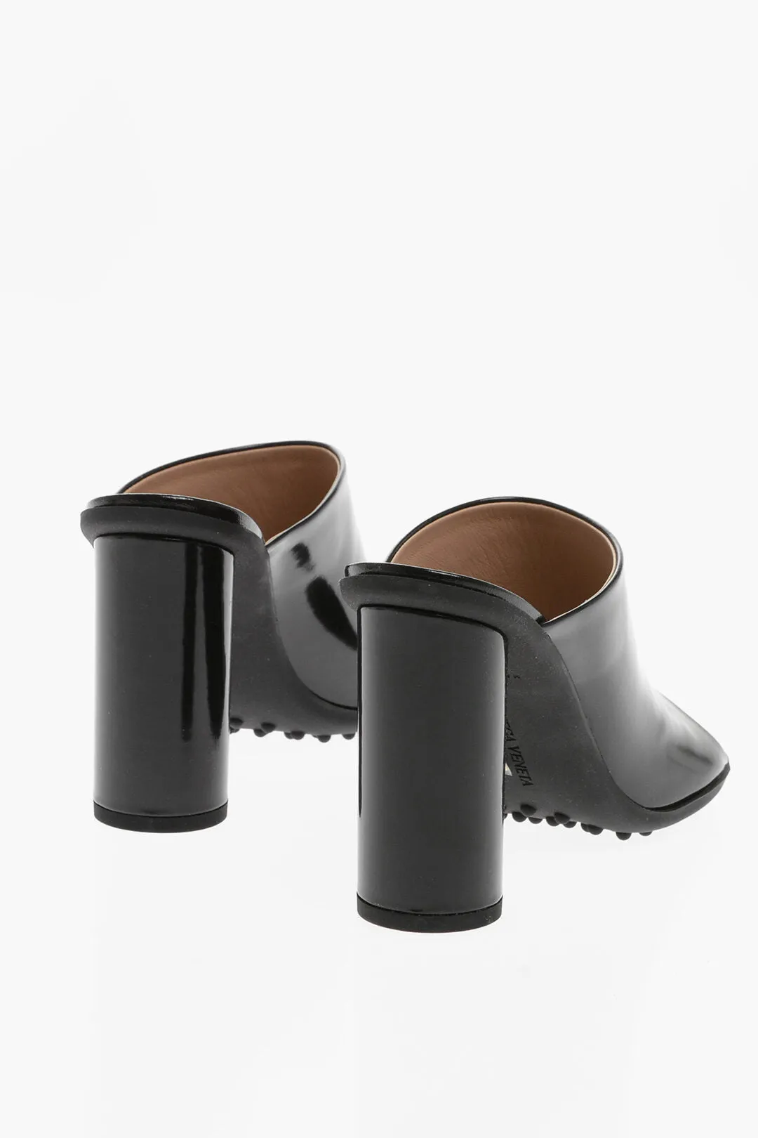 Bottega Veneta Leather Atomic Mules Heel 10 Cm