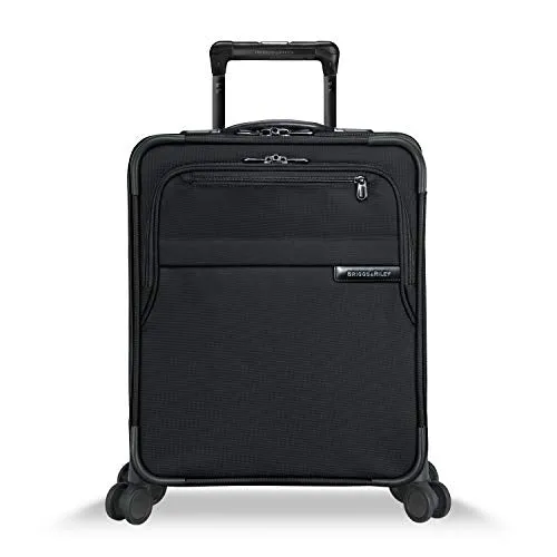 Briggs & Riley Baseline International Carry-On Expandable Wide-Body 21" Spinner, Black, One Size