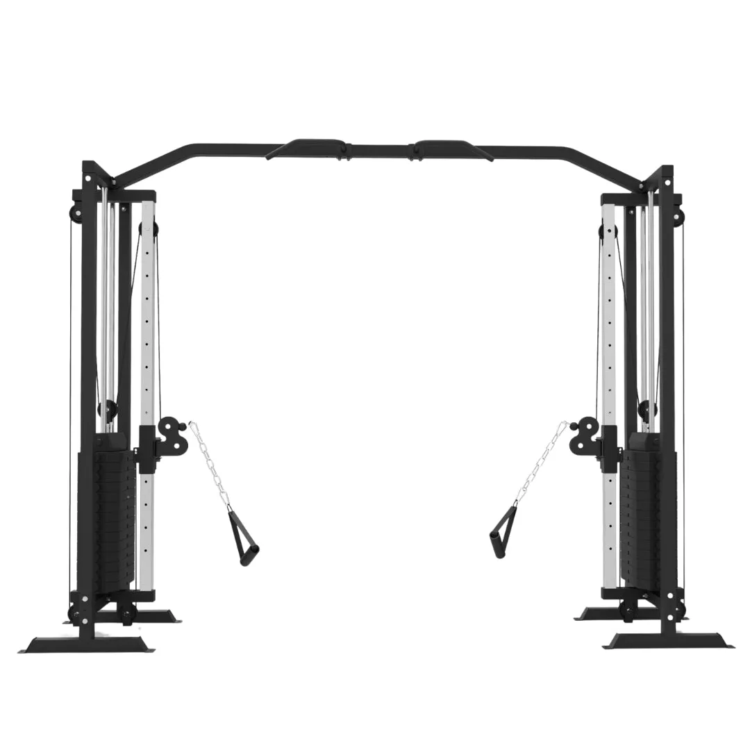 Cable Crossover Machine & Functional Trainer Machine Concrete Fill Weight Stacks Pin Loaded