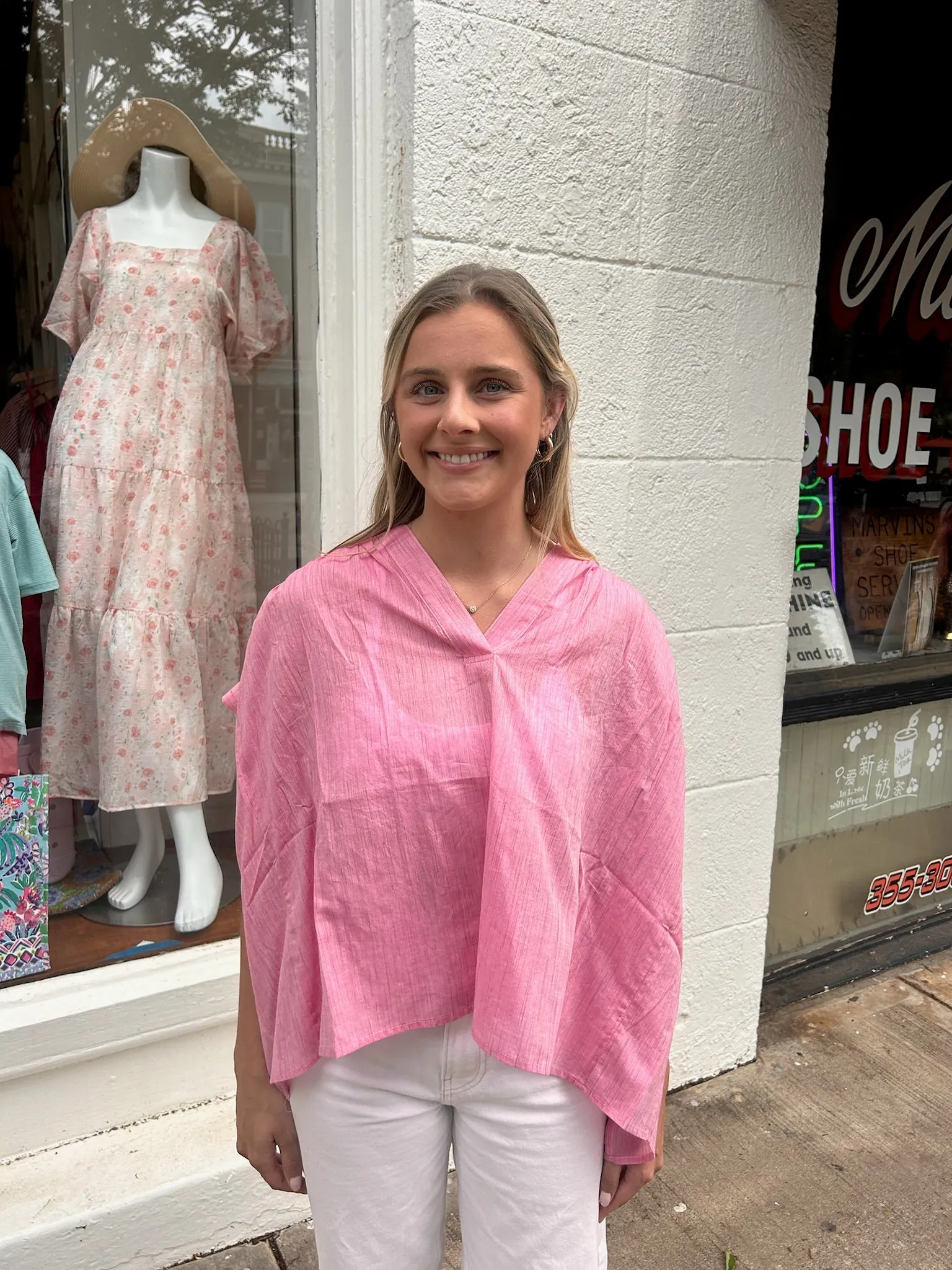 Carolyne Woman Blouse Rose