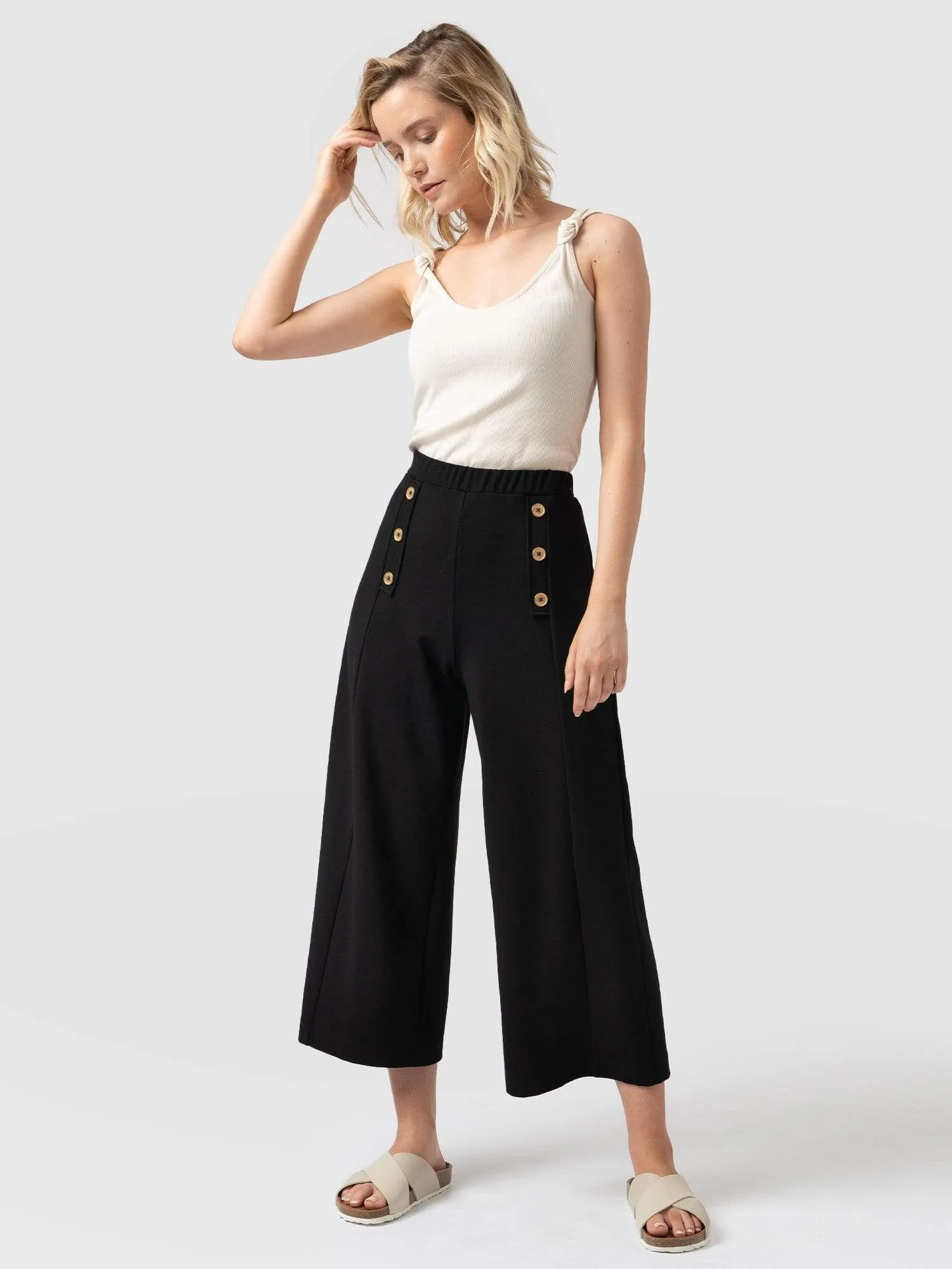 Chelsea Culotte - Black Jersey