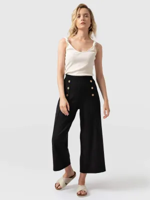 Chelsea Culotte - Black Jersey