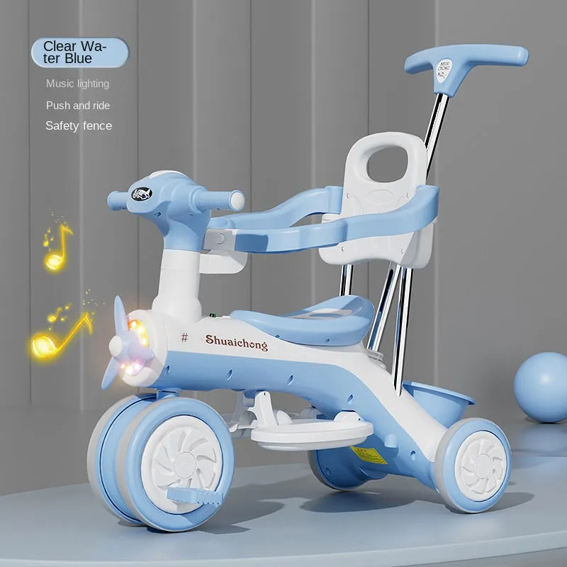 Children's Tricycle Baby Stroller Trolley 1-3-6 Year Old Children's Toy Car