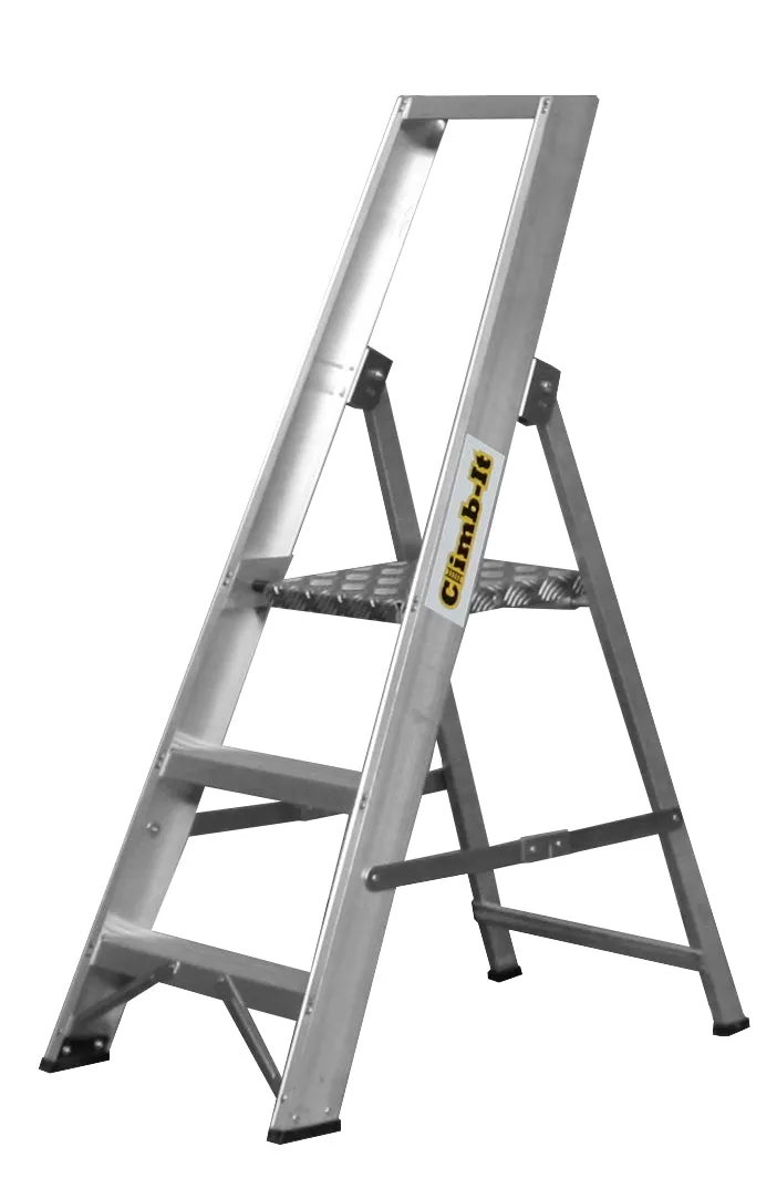 Climb It Aluminium Platform Stepladders