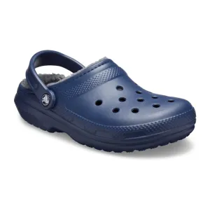 Crocs Mens Classic Lined Clog Blue Navy/Charcoal