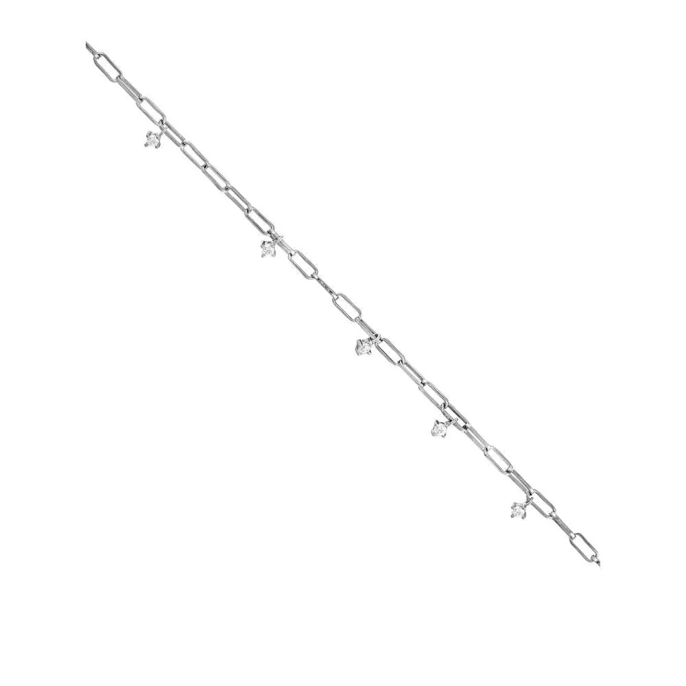 Curio Cottage Pure Silver Linked It Bracelet