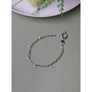 Curio Cottage Pure Silver Linked It Bracelet