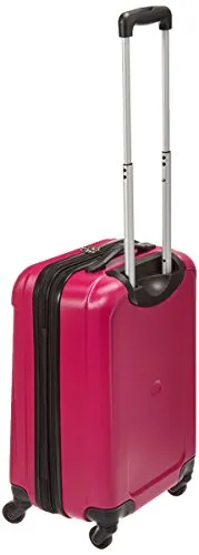 Delsey Comete 20-Inch Expandable Carry On Spinner Luggage - Fuschia