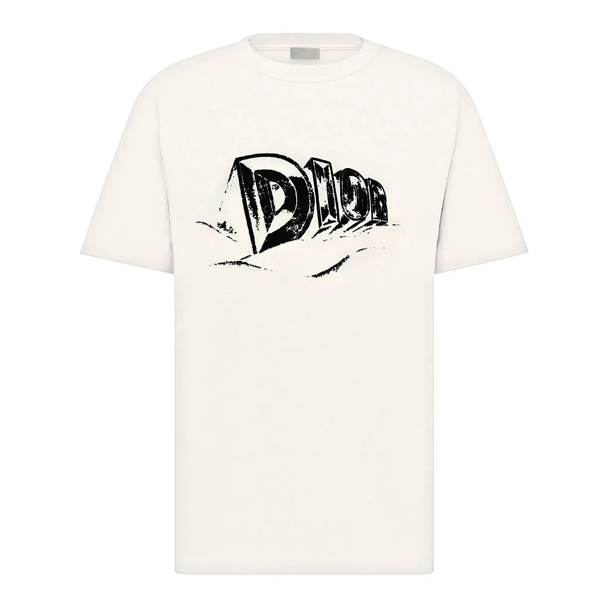 Dior Graffiti White T Shirt