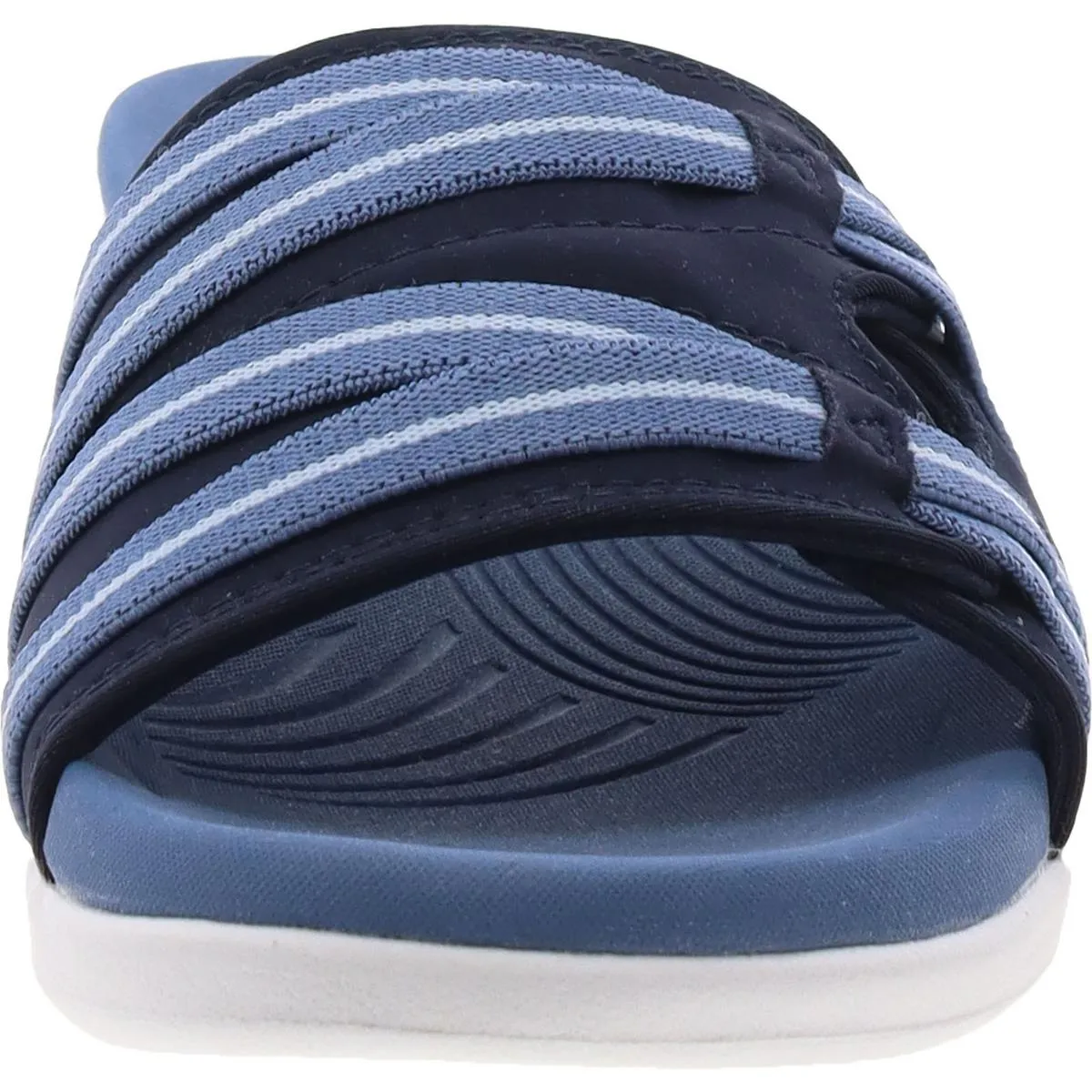 Easy Spirit Womens Wisher 2 Cushioned Footbed Peep-Toe Slide Sandals