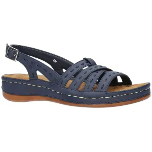 Easy Street Womens Kehlani  Flat Strappy Slingback Sandals