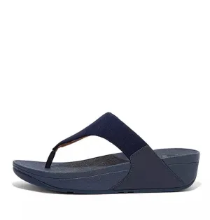 FitFlop Lulu Suede Toe Post - Midnight Navy