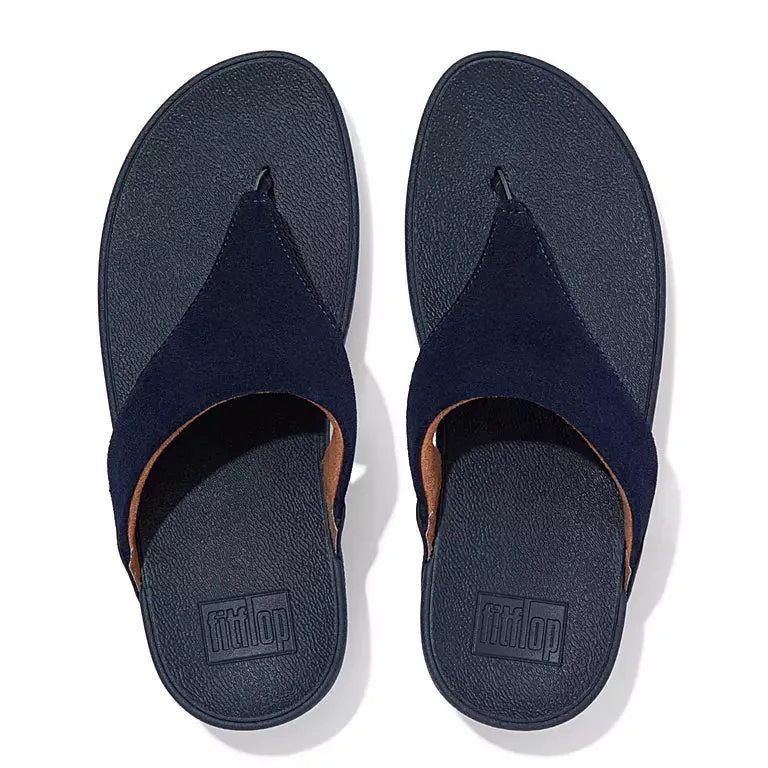 FitFlop Lulu Suede Toe Post - Midnight Navy