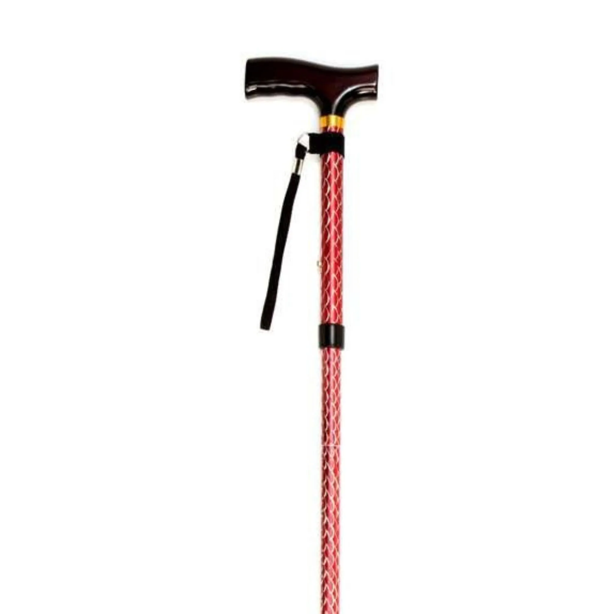Folding Cane with Strap