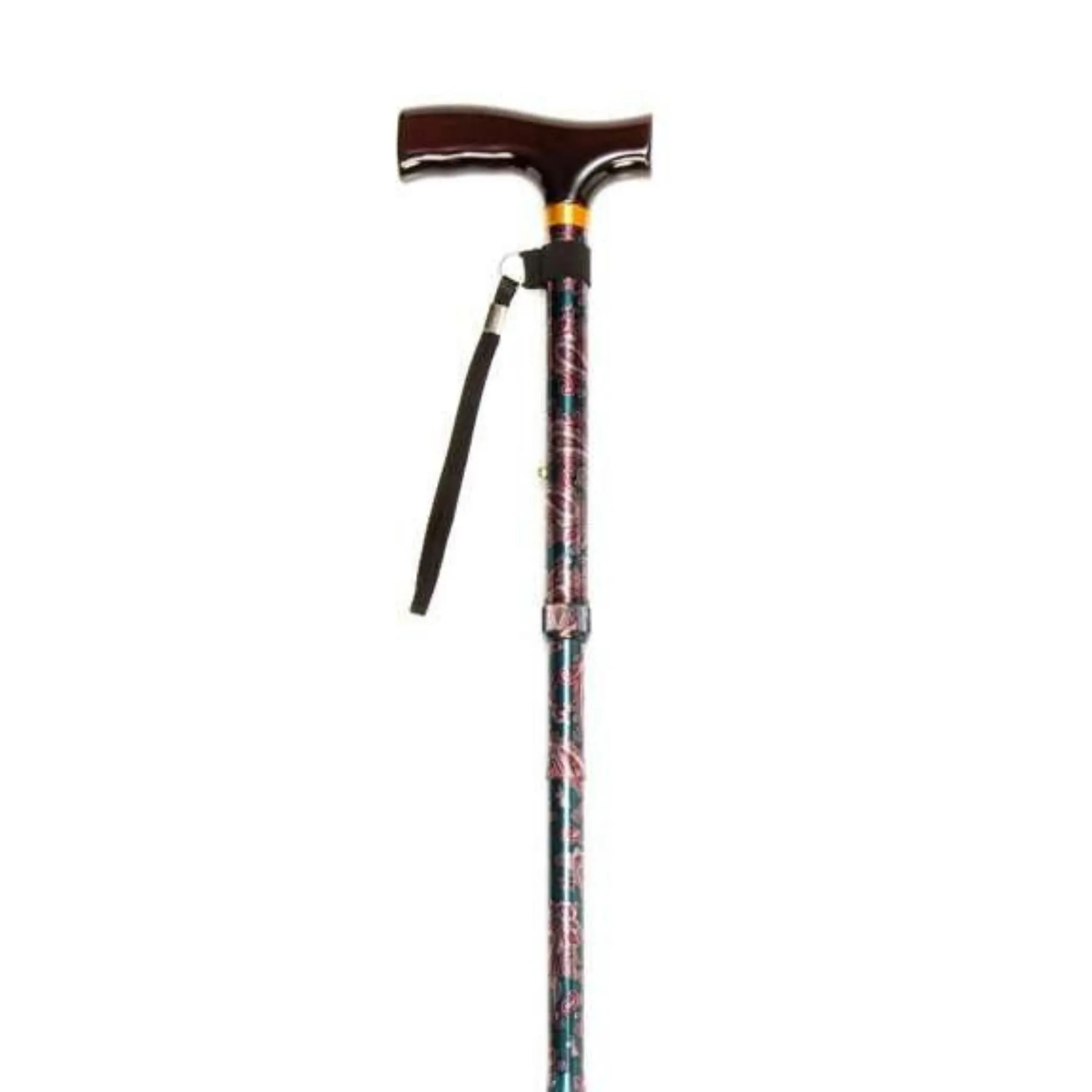 Folding Cane with Strap