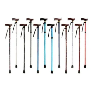 Folding Cane with Strap