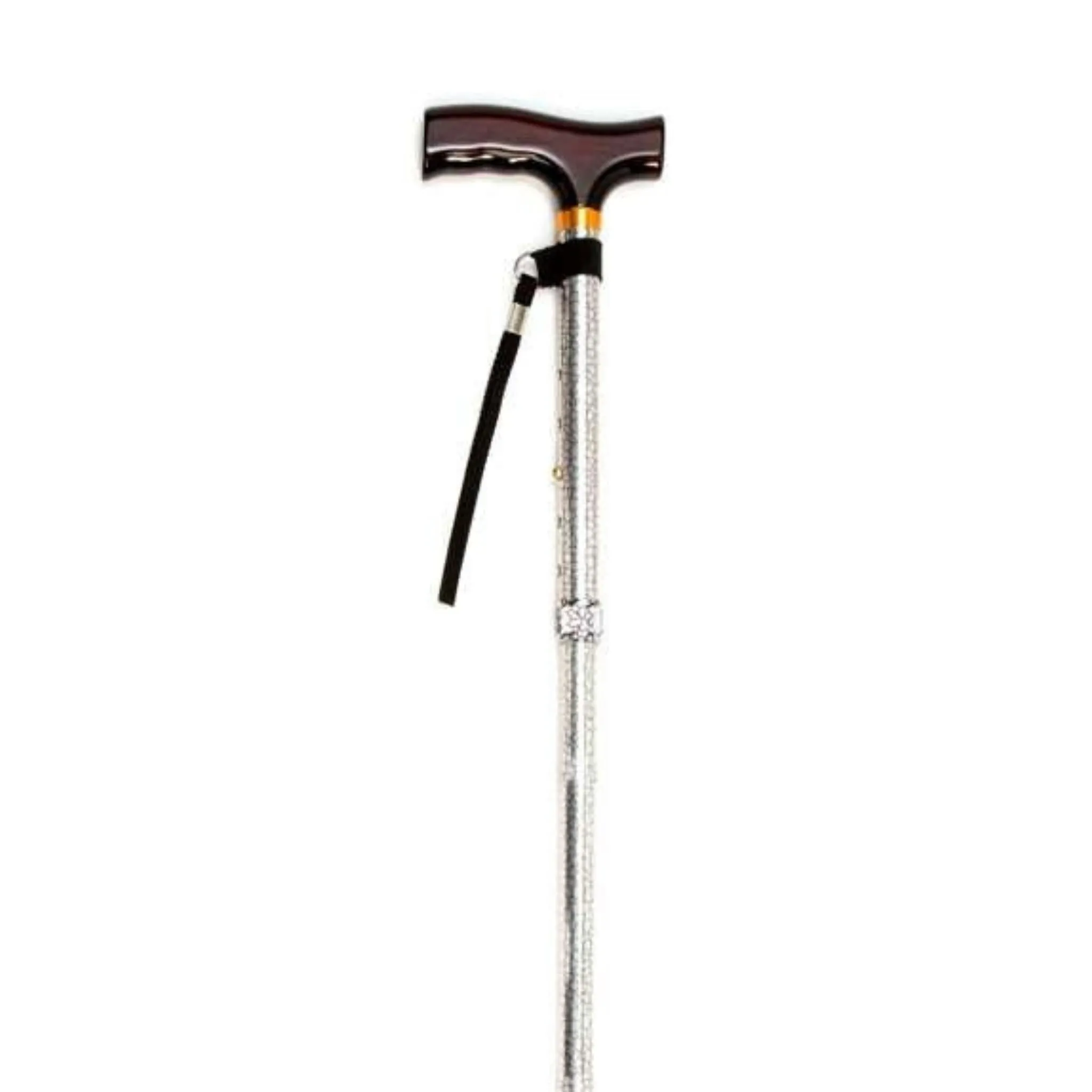 Folding Cane with Strap
