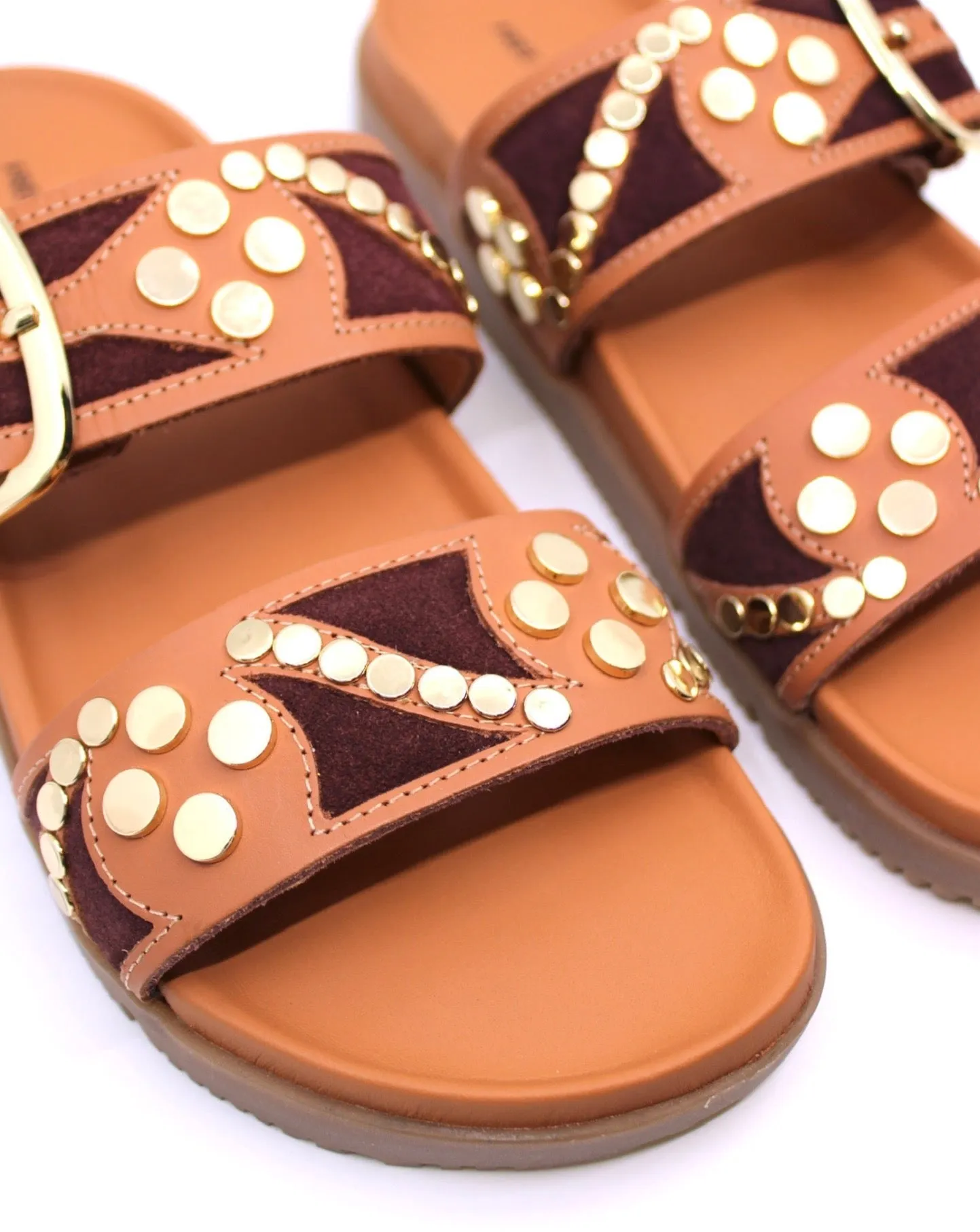 Free People Revelry Studded Sandal Vachetta
