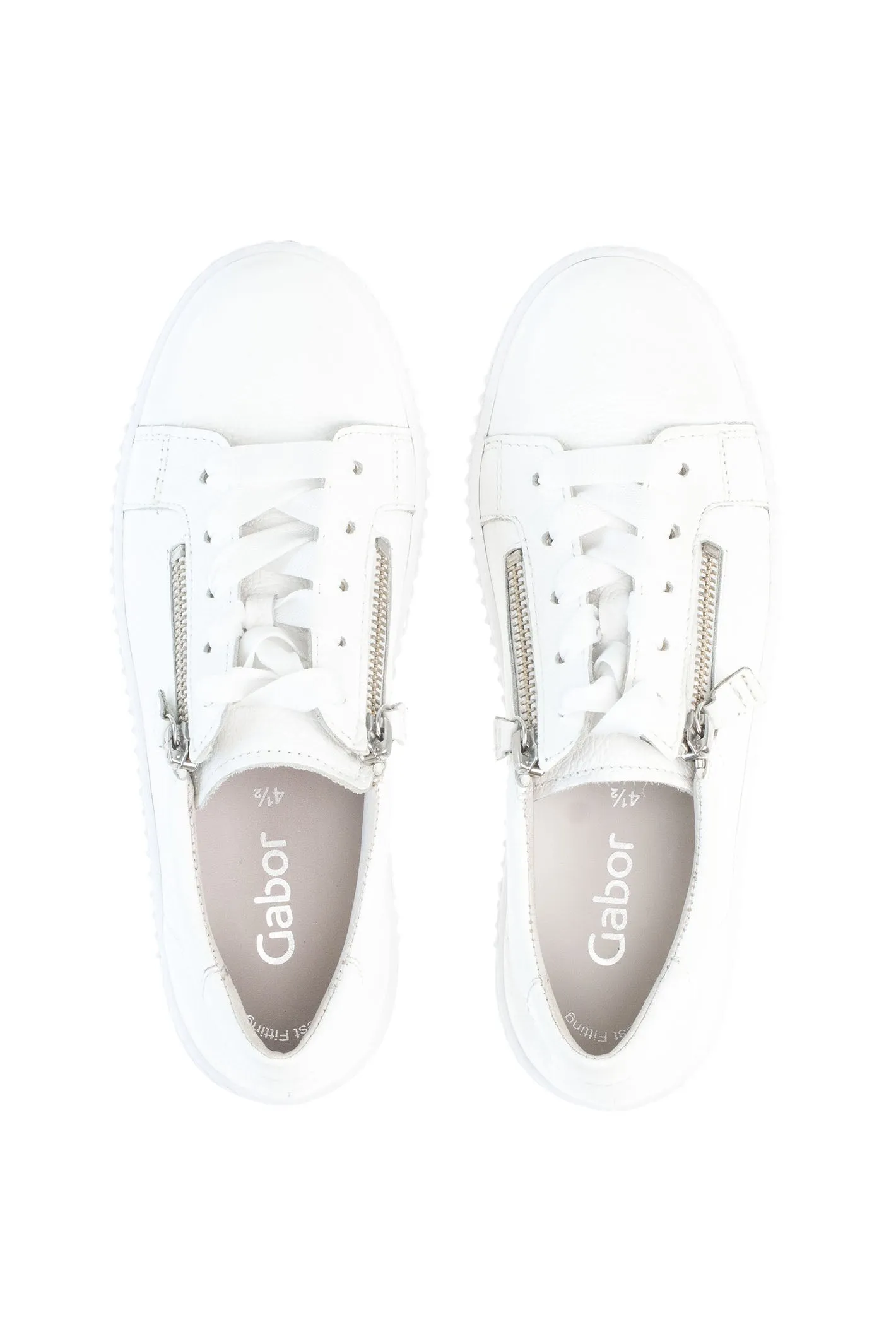 Gabor Wisdom Trainer White Leather 63.334.21