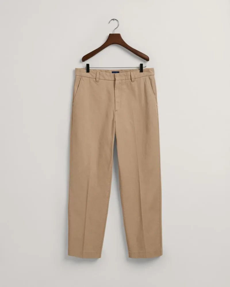 Gant Apparel Mens D1. HALLDEN TWO TONE PANT 261/DESERT BROWN