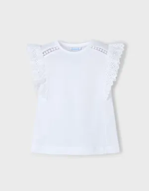 Girl Crochet Details T-Shirt