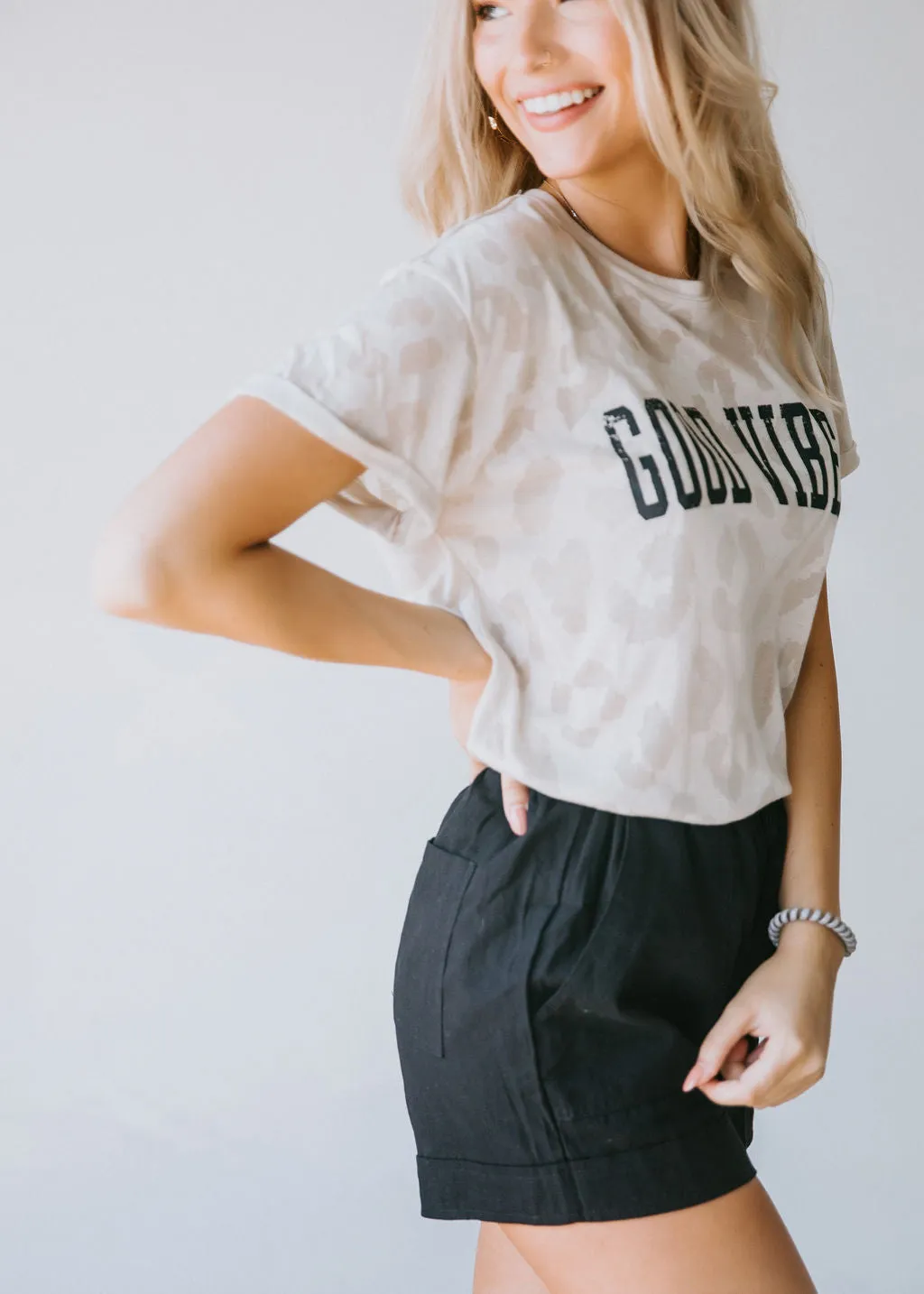 Good Vibes Burnout Graphic Tee