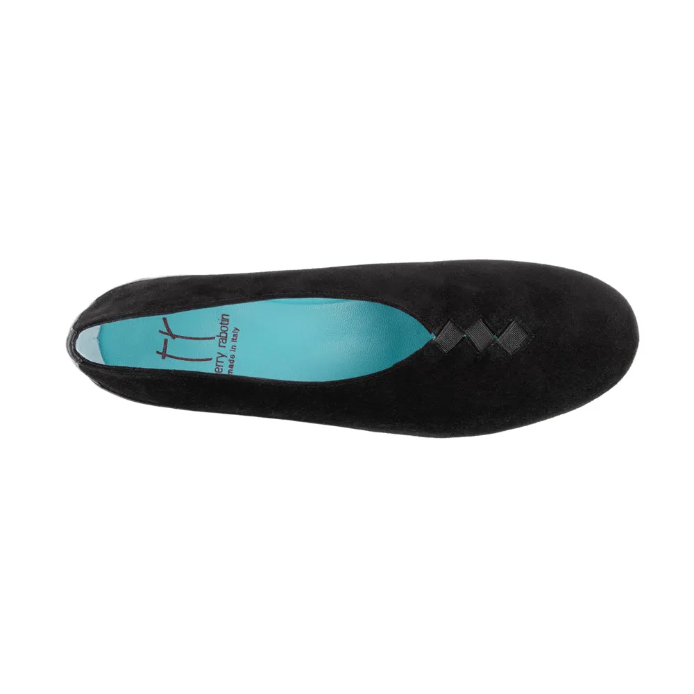 GRACE BLACK SUEDE NARROW