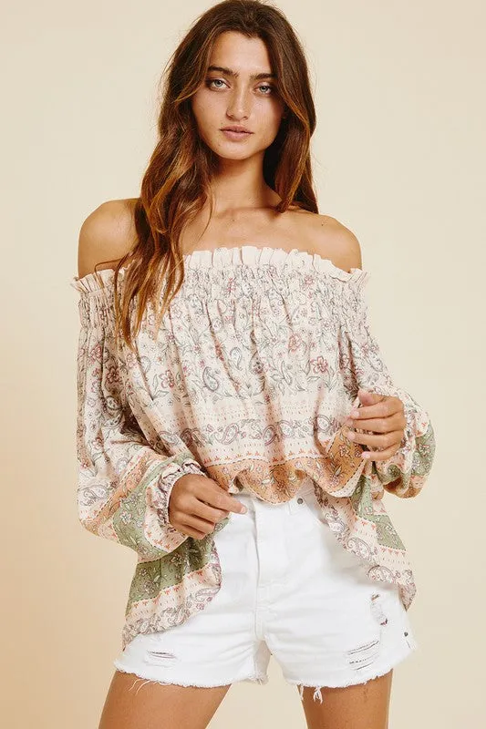 Head over Heels Off the Shoulder Top