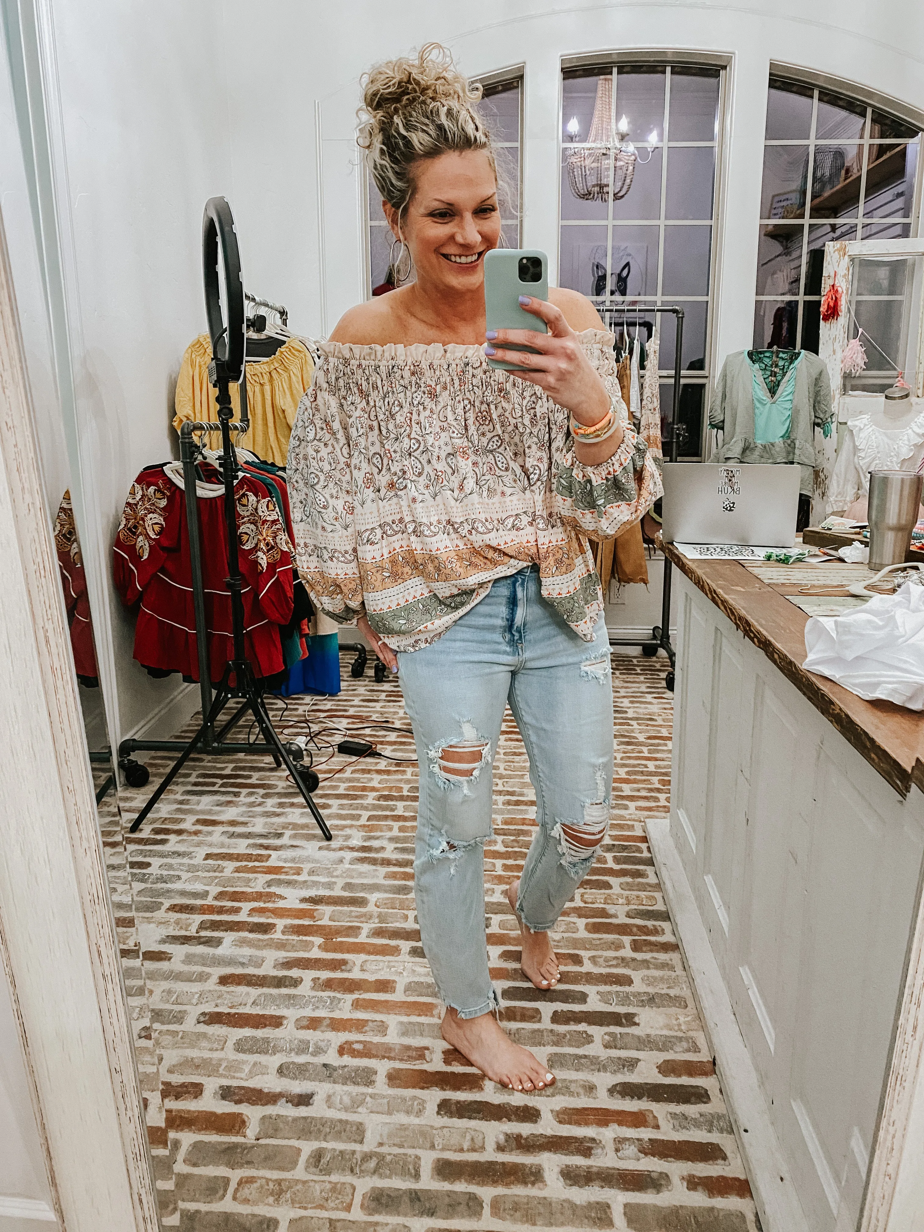 Head over Heels Off the Shoulder Top