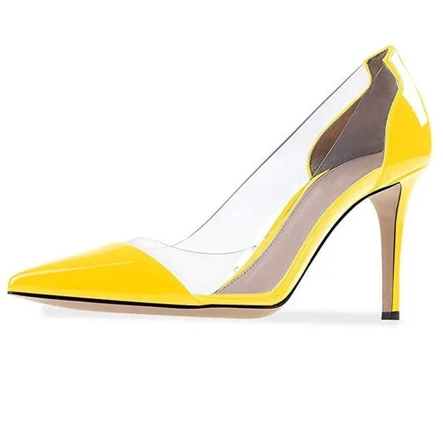 High Heels Sexy Pointed Red Wedding Party Shoes For Lady