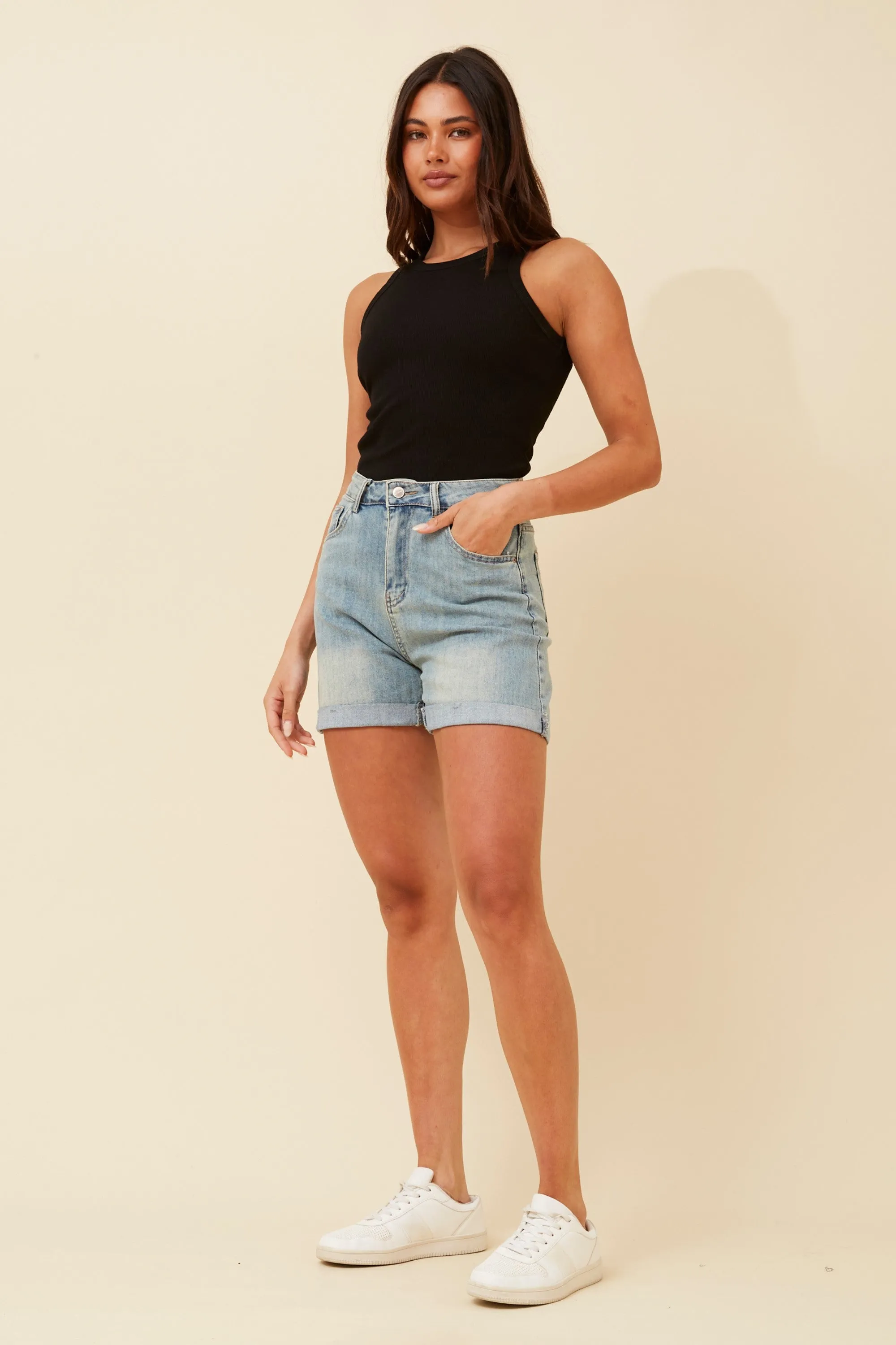 JOLANTA DENIM SHORTS