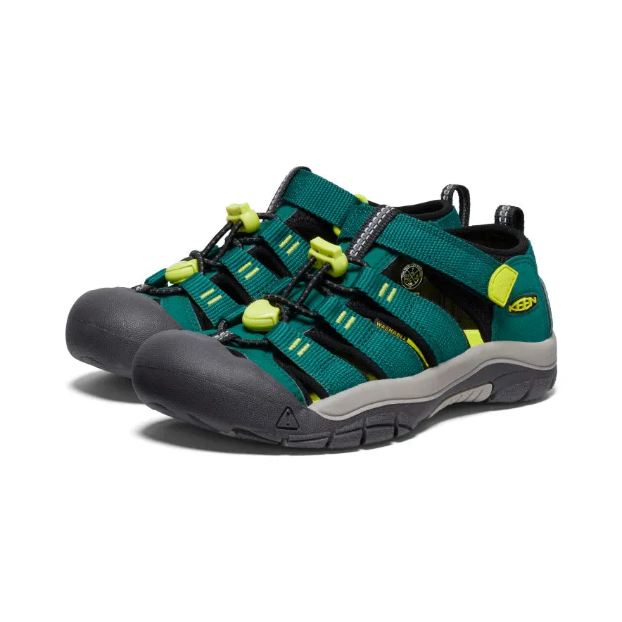 Keen Big Kids' (Sizes 1-7) Newport H2 Youth Sandal - Aventurine/Evening Primrose