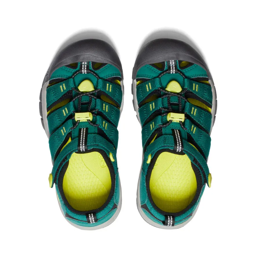 Keen Big Kids' (Sizes 1-7) Newport H2 Youth Sandal - Aventurine/Evening Primrose