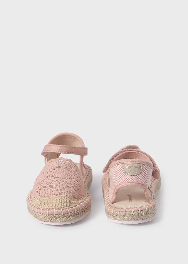 Little Girls Pink Espadrilles