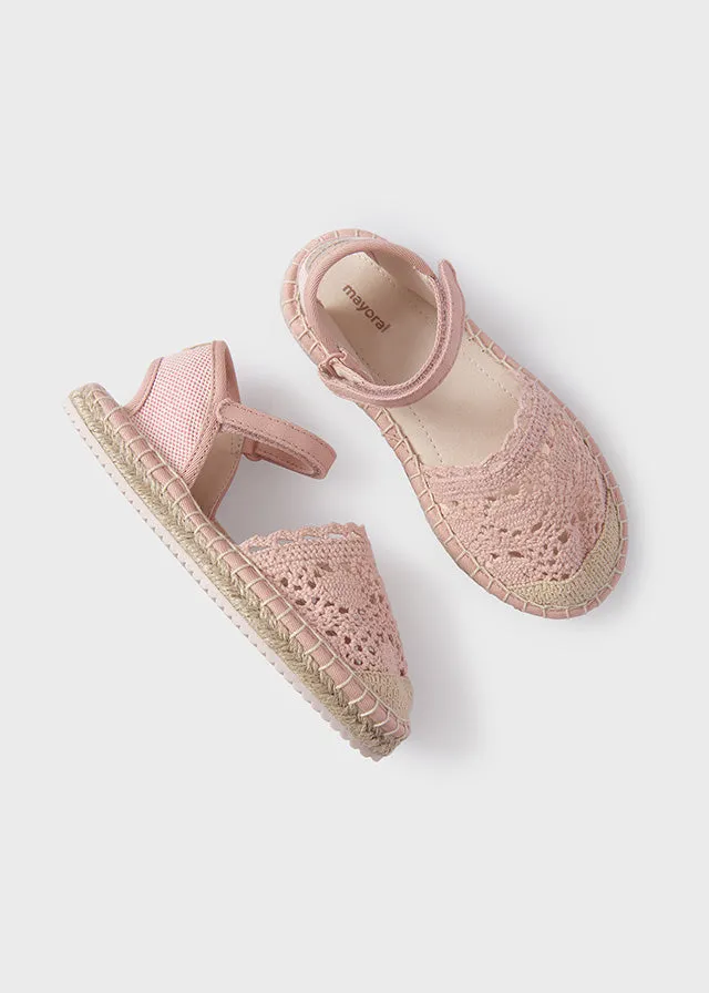 Little Girls Pink Espadrilles