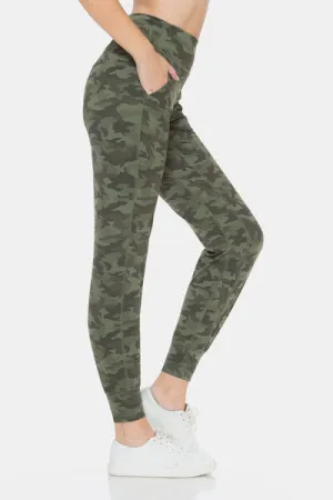 Living Life - Camo High-Waist Jogger/Leggings