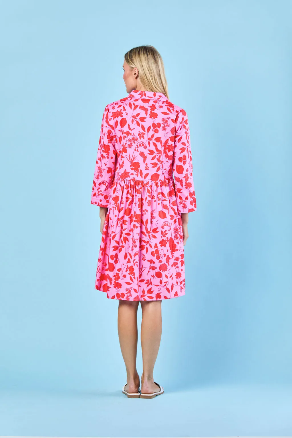 Lucy Dress | Raspberry Wildflower