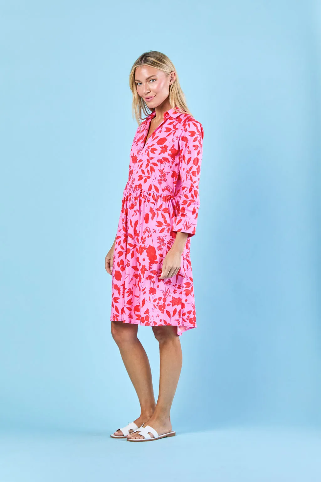 Lucy Dress | Raspberry Wildflower